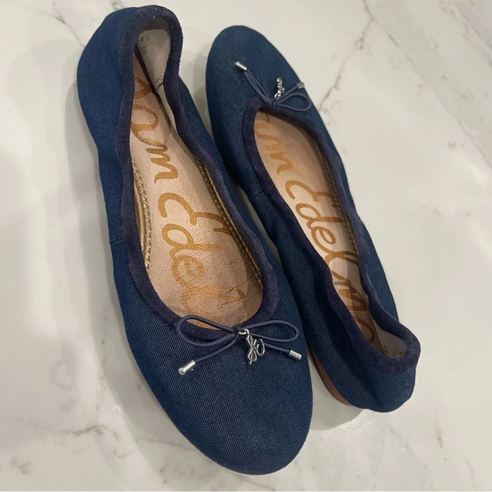 Sam Edelman Felicia chambray ballet flats - Picture 9 of 14